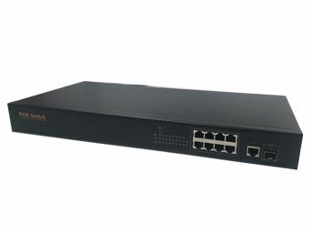 1U POE свитч высокой мощности IVUE-PS10-1F8T-1U 1U POE свитч высокой мощности IVUE-PS10-1F8T-1U