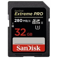 Карта памяти SDHC 32GB SanDisk Class 10 Extreme Pro UHS-II 280/250MB/s Карта памяти SDHC 32GB SanDisk Class 10 Extreme Pro UHS-II 280/250MB/s 