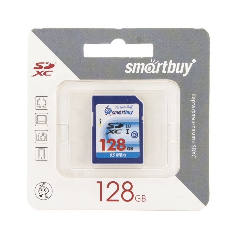 Карта памяти SDXC 128 Gb Smartbuy Ultimate Class10 90/20MB/s Карта памяти SDXC 128 Gb Smartbuy Ultimate Class10 90/20MB/s