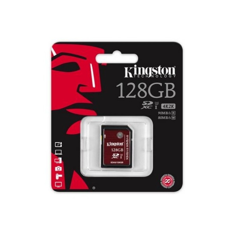 Карта памяти SDXC 128 Gb Kingston (SDA3/128GB) Class 3 High Speed UHS-I Карта памяти SDXC 128 Gb Kingston (SDA3/128GB) Class 3 High Speed UHS-I