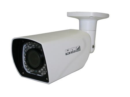 Видеокамера вариофокальная уличная IP, 2Mpx с POE