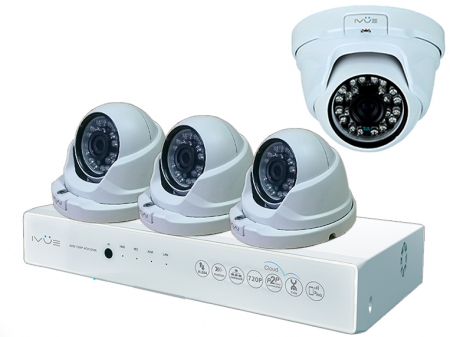 Комплект Видеонаблюдения AHD 2MPX Для Дома и Офиса 4+4