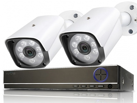 Готовый комплект видеонаблюдения AHD 4 Mpx для дачи на 2 камеры