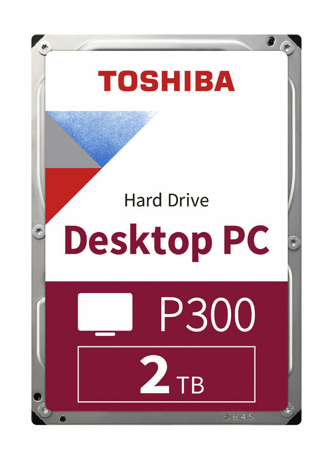 Жесткий диск Toshiba P300 HDWD220UZSVA, 2ТБ, HDD, SATA III, 3.5"