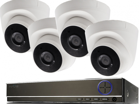 Комплект видеонаблюдения для дома или офиса, 4 камеры 4K